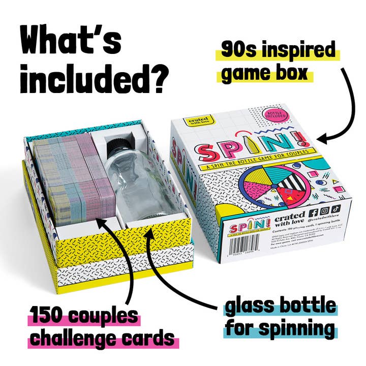 Crated with Love - Wholesale Card Game - SPIN! A Spin the Bottle Game for Couples2