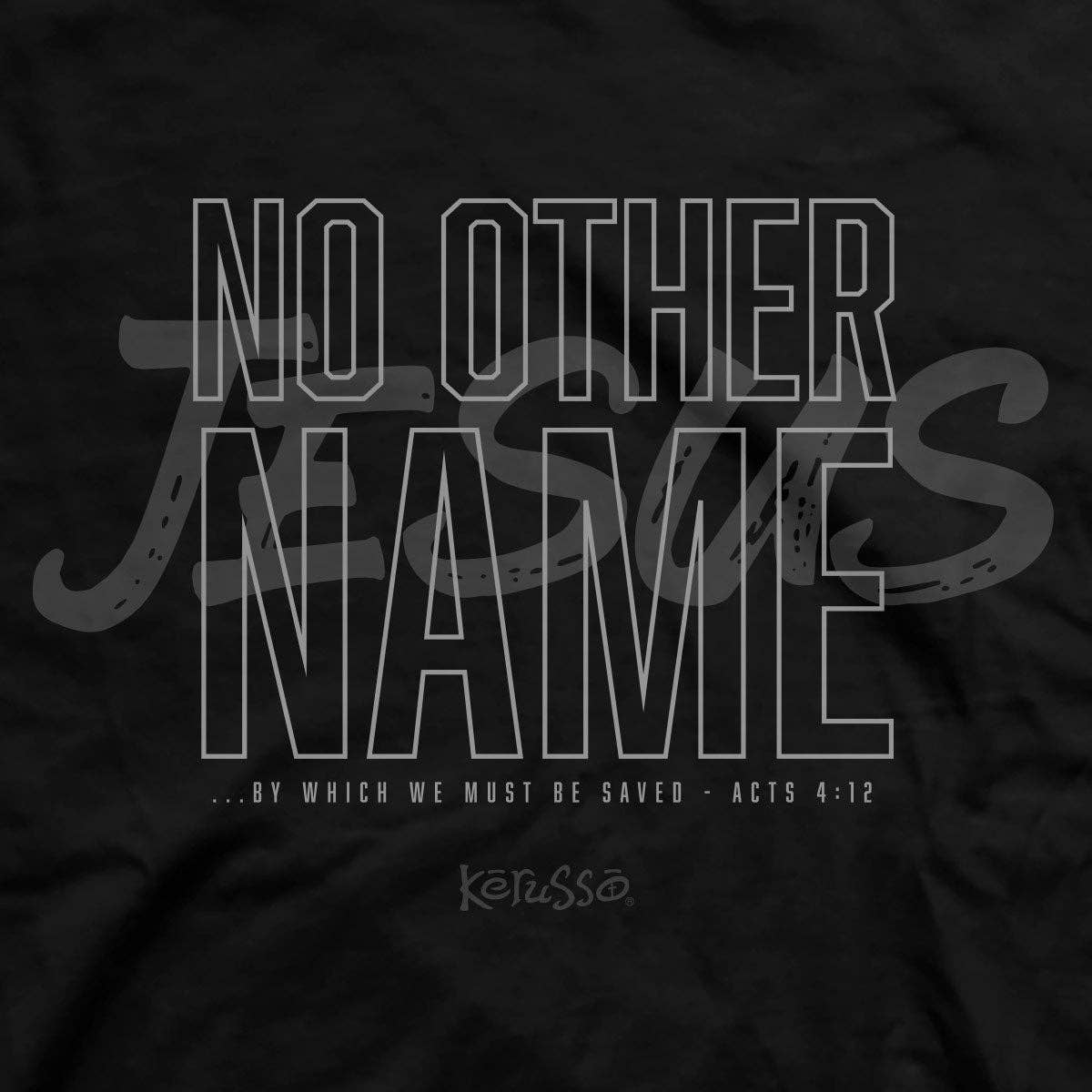 Black Kerusso Christian T-Shirt No Other Name for wholesale on Faire2