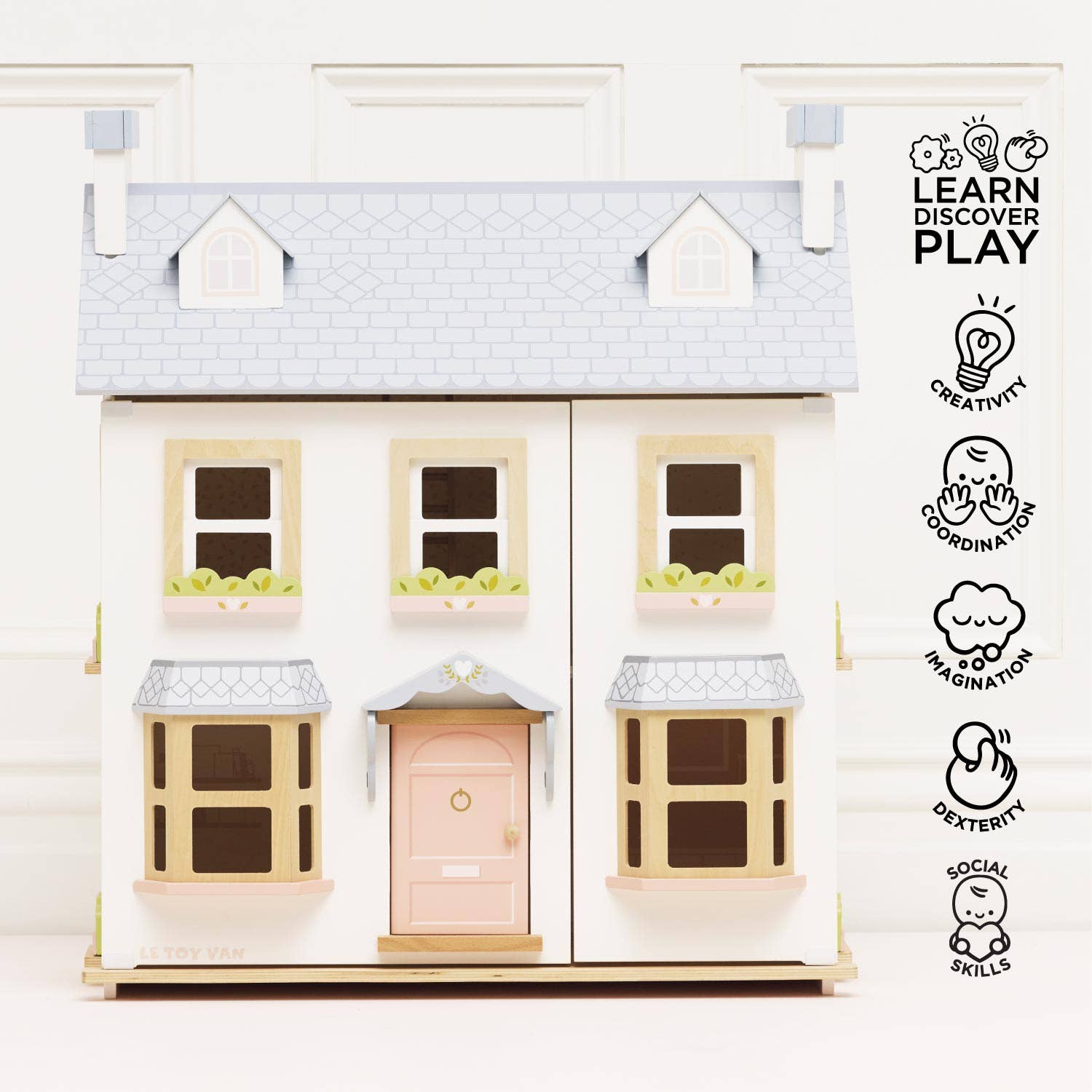 Le Toy Van, Inc. - Wholesale Doll - Kids - Mayberry Manor Wooden Dolls House3