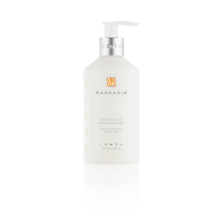 ZENTS - Wholesale Body Wash/Shower Gel - Mandarin, ZENTS Ageless Aloe Hand & Body Moisture Wash, 10oz
