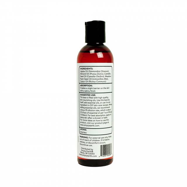 Simply Earth - Wholesale Bath/Body Oil - Body Oil Base (8oz)1