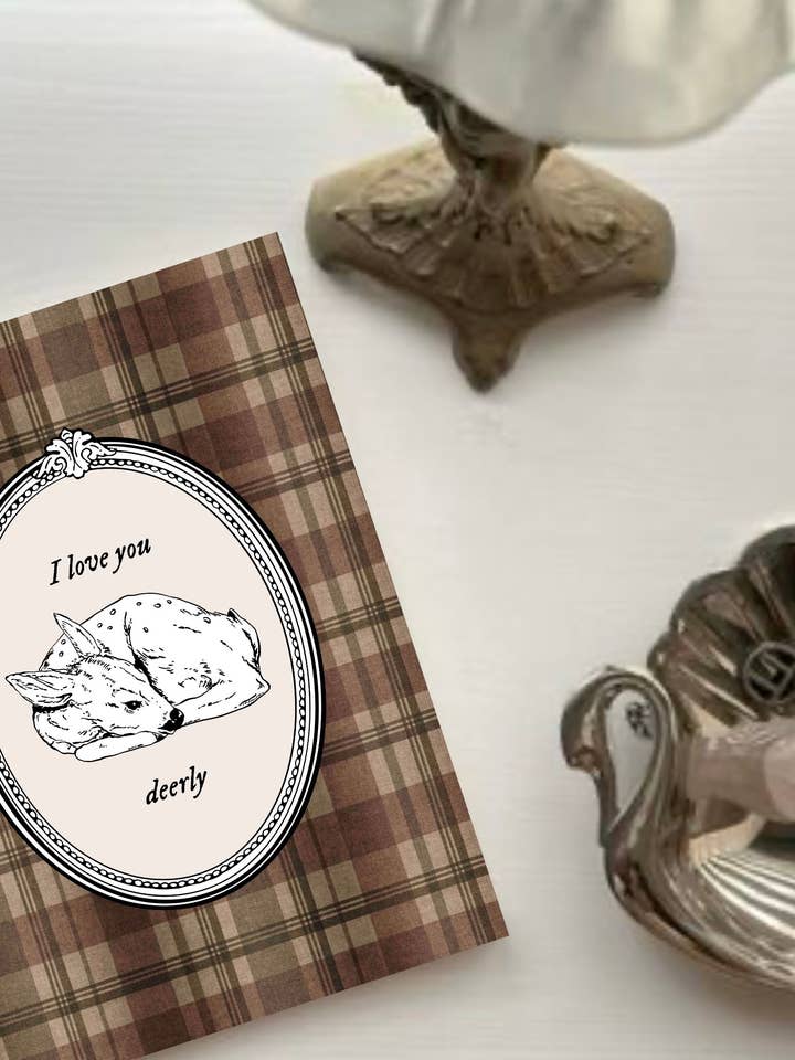 I Love You Deerly Card for wholesale by Sundae Cards