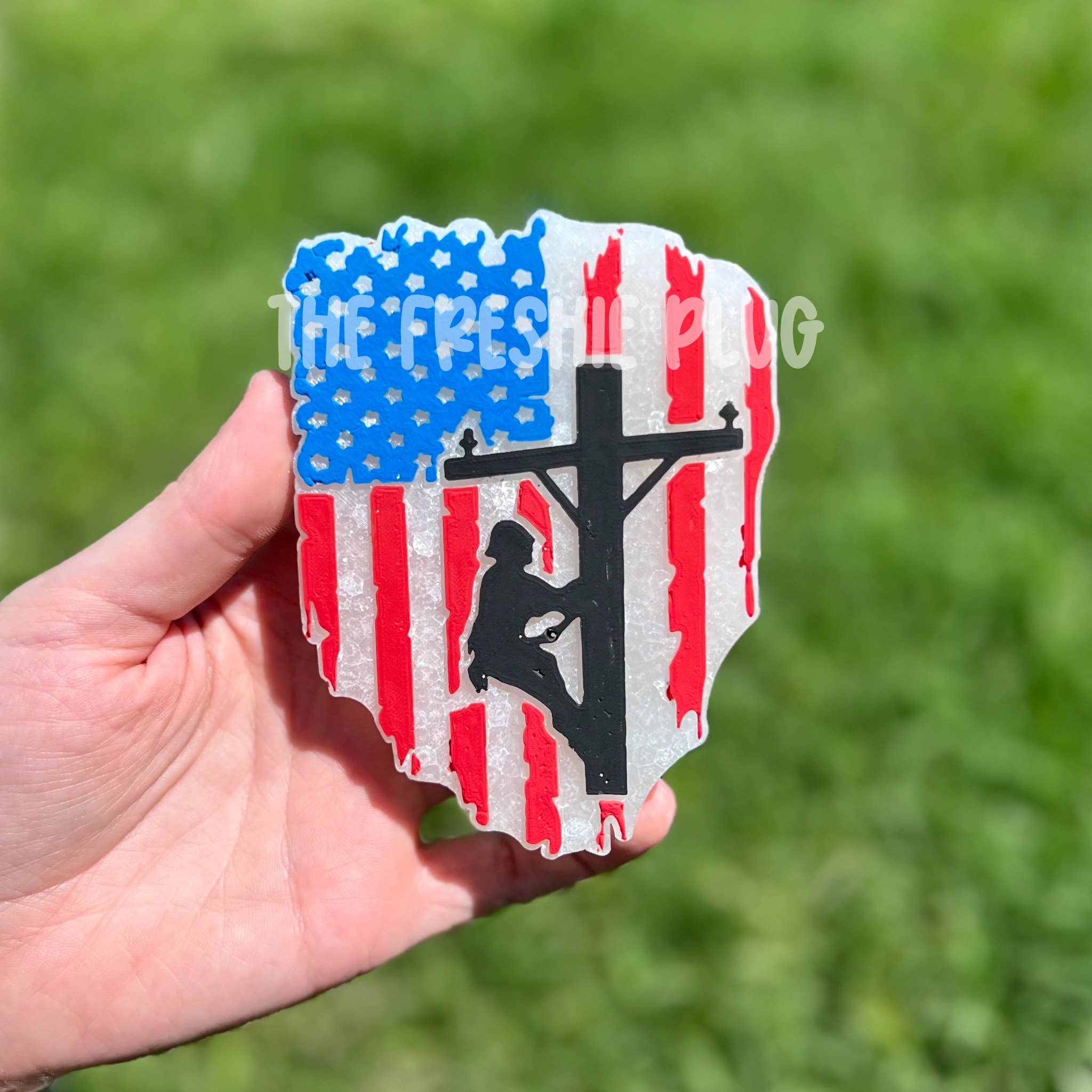 The Freshie Plug – wholesale Luftrenare för bil – Unisex – Lineman flagga