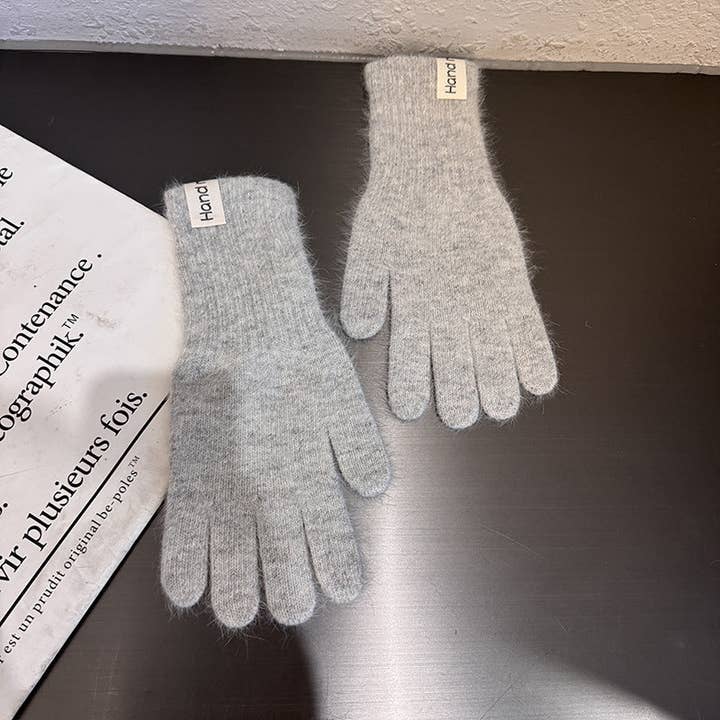 Dipped Shop - Wholesale Gloves - Women's - Winter Knit Warm Solid Color Gloves DP25G703