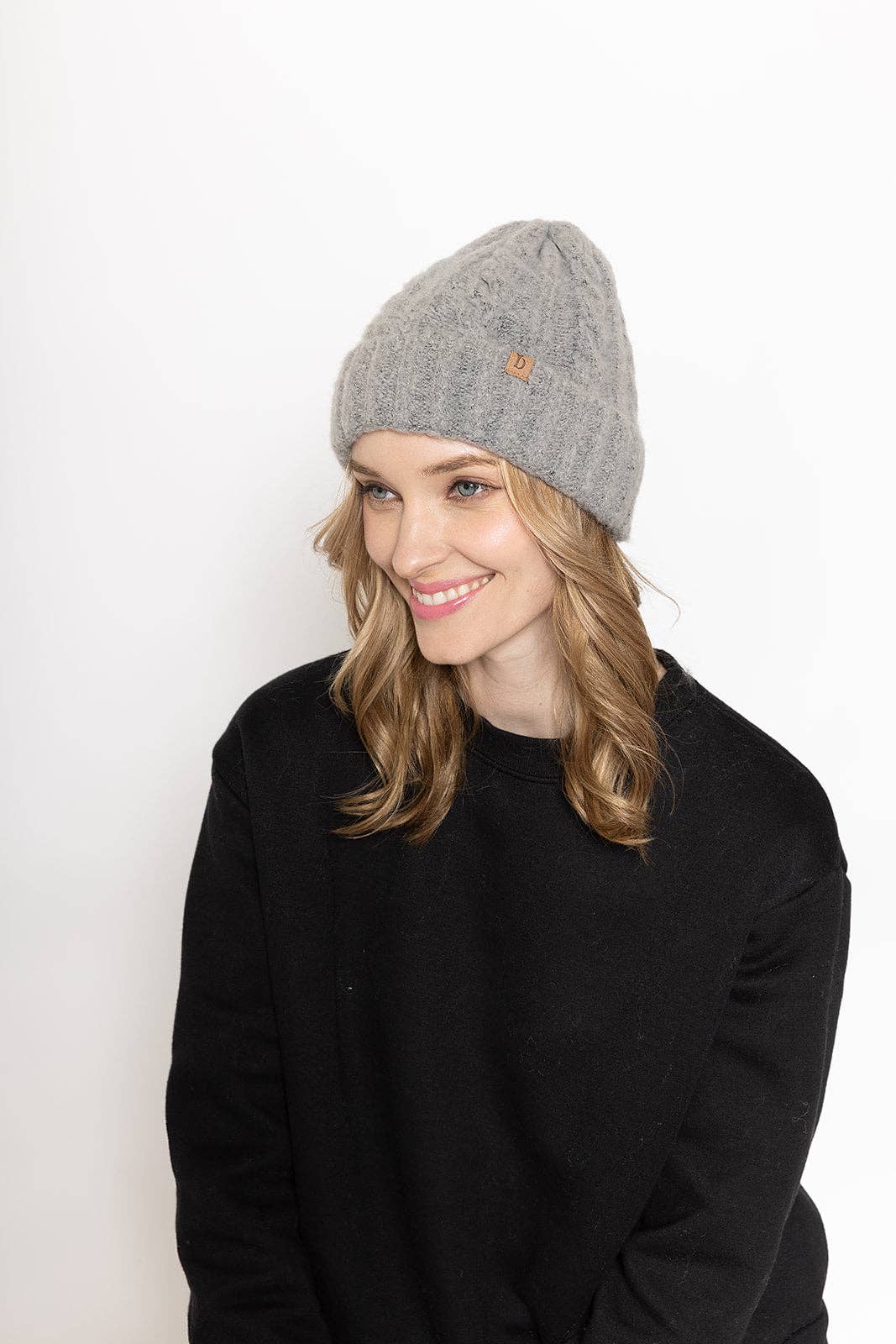 Do Everything In Love® - Wholesale Beanie - Women's - Cable Knit Cuff Beanie1