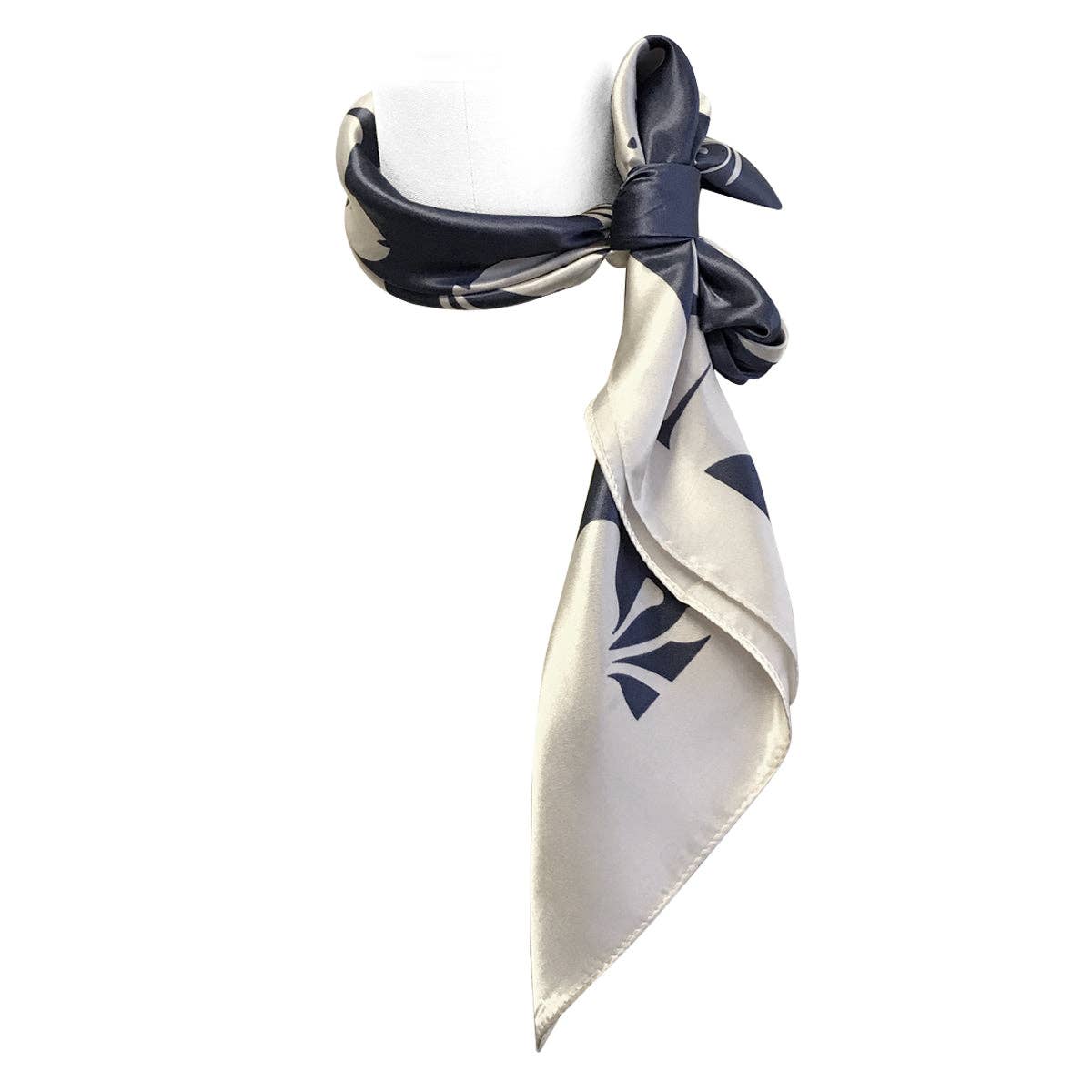 Wrapables.com - Wholesale Scarf - Women's - Wrapables Silk Satin Floral Neckerchief 35 x 35 Inch Square4