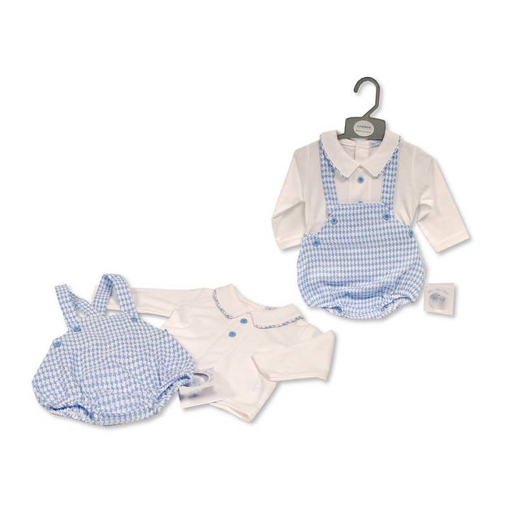 Baby Boys Short Dungaree 2 Pieces Set -2578 for wholesale by Sheldon International