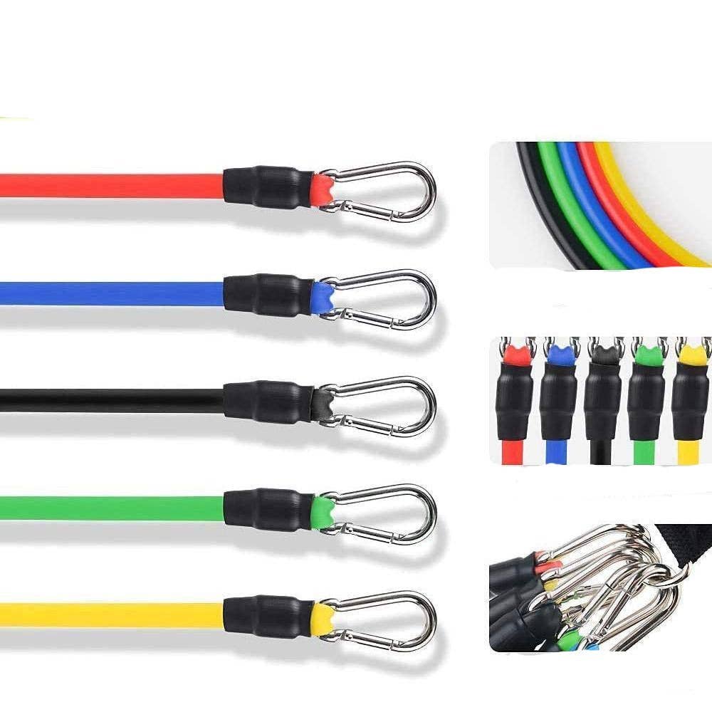 ENER-J – wholesale Fitness equipment – 11 pcs Home Exercise Resistance Band Set0