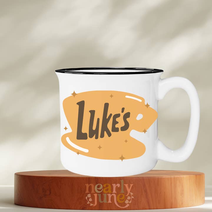Gilmore Girls Luke Diner Campfire Mug and other Purchase Wholesale diner mugs. Free Returns & Net 60 Terms on Faire trending on Faire.