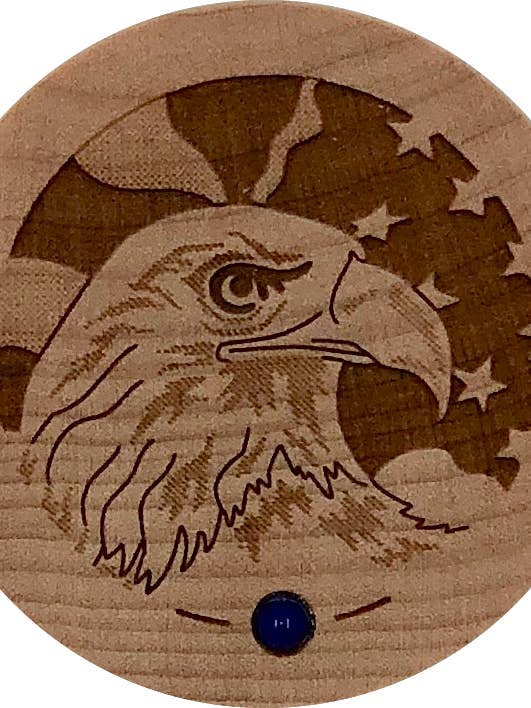 Boîte à rêves en bois Drapeau aigle pour la vente par Woodcutts Inc.