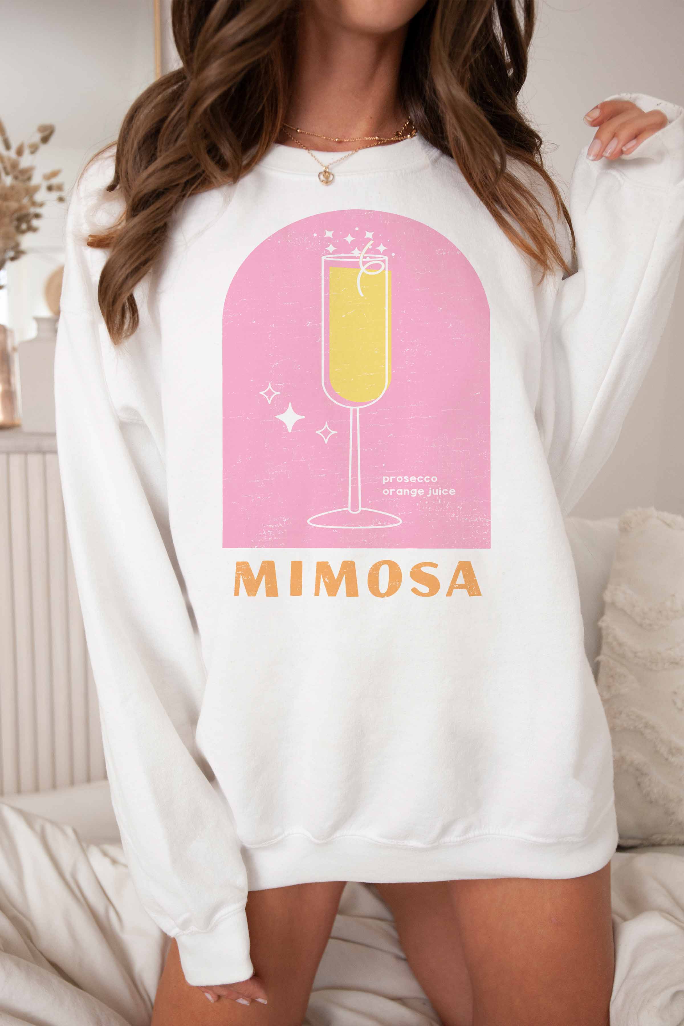 GOOD DAY STREET - Vendita all'ingrosso Felpa stampata - Donna - [G1979X-OSS]-FELPE OVERSIZE MIMOSA3