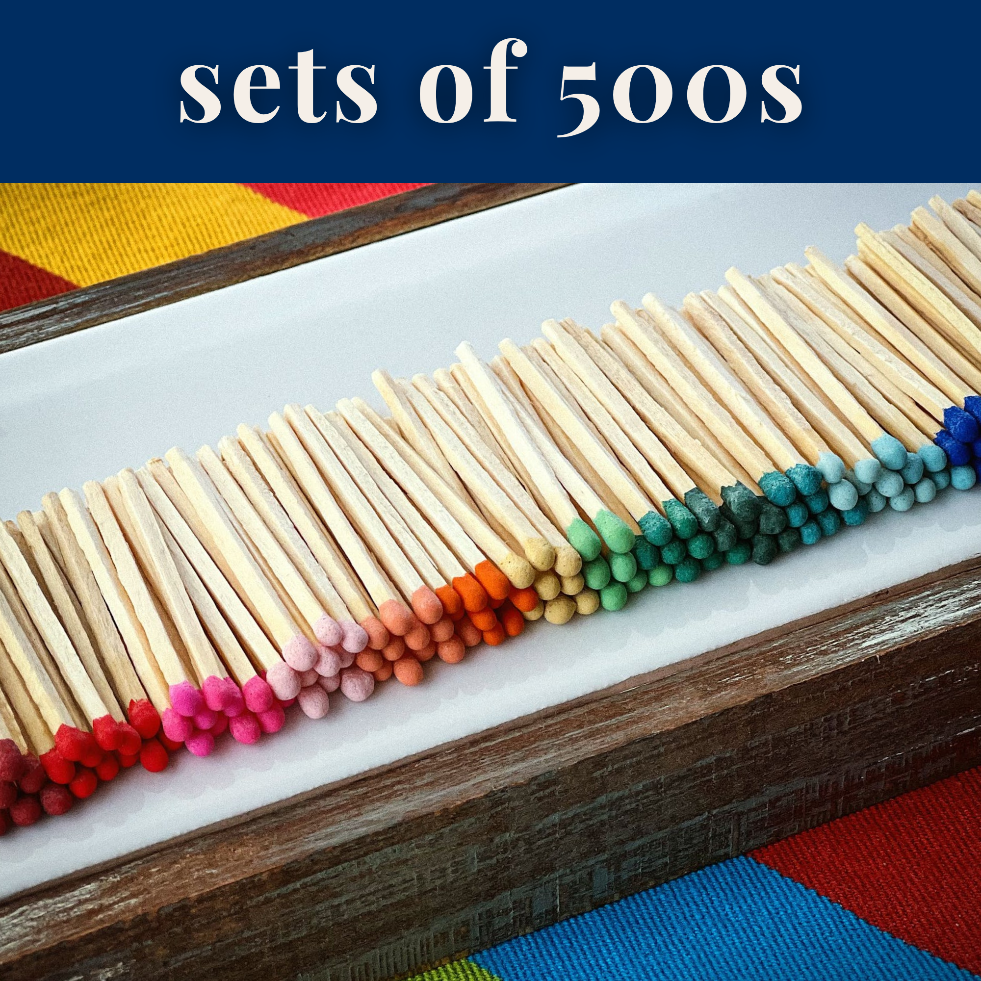 Thankful Greetings - Wholesale Matches - 2" Matches - sets of 500s Bulk / Loose / Raw24