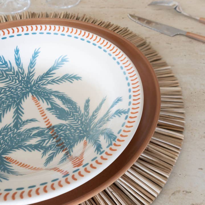 Novastyl - Wholesale Dinner Plate - TROPIQUE deep plate 20.5cm in stoneware2