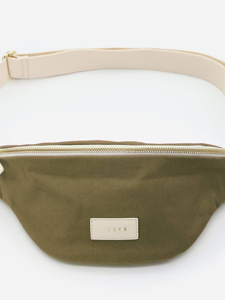 CASYX Taljetaske - BOMULD - Olivengrøn for engroshandel hos CASYX