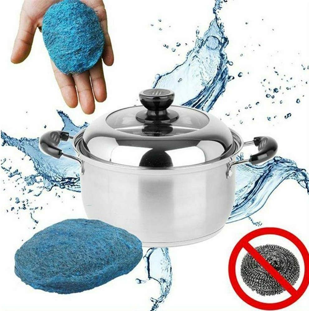 Innovarix - Wholesale Cleaning Sponge - Durablu Steel Wool Soap Pads - 8ct3