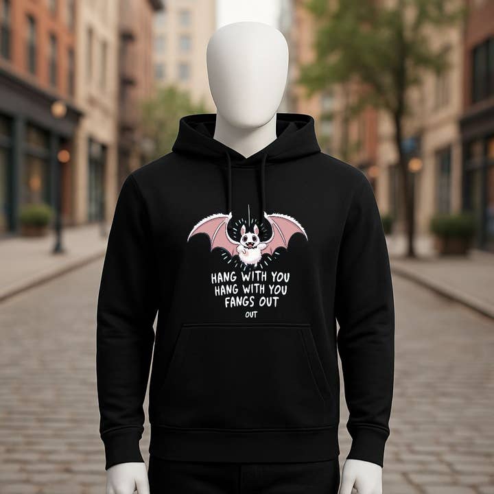 Black hoodie for wholesale by fabrica personalizacion