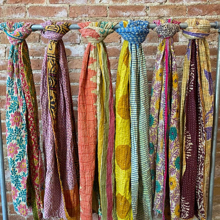 Seeds - Wholesale Scarf - Women's - 2nd Quality Kantha Scarves
