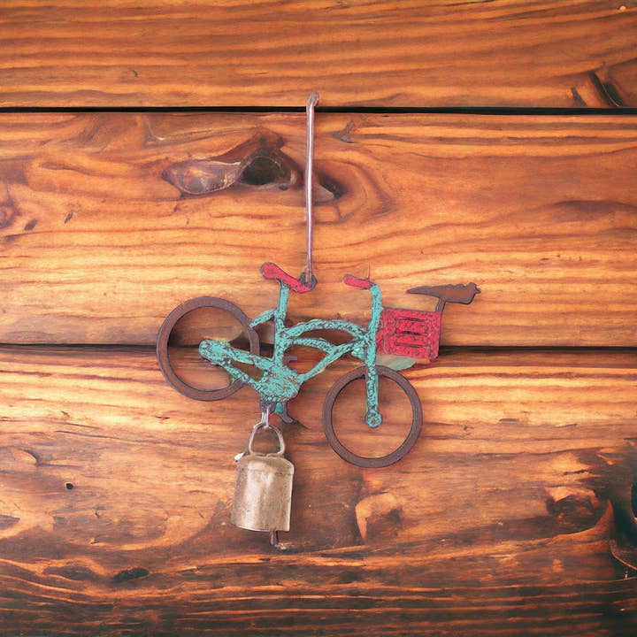Whimsies - Wholesale Wind Chime - Bike Wind Chime nana bell patio décor recycle cycling USA