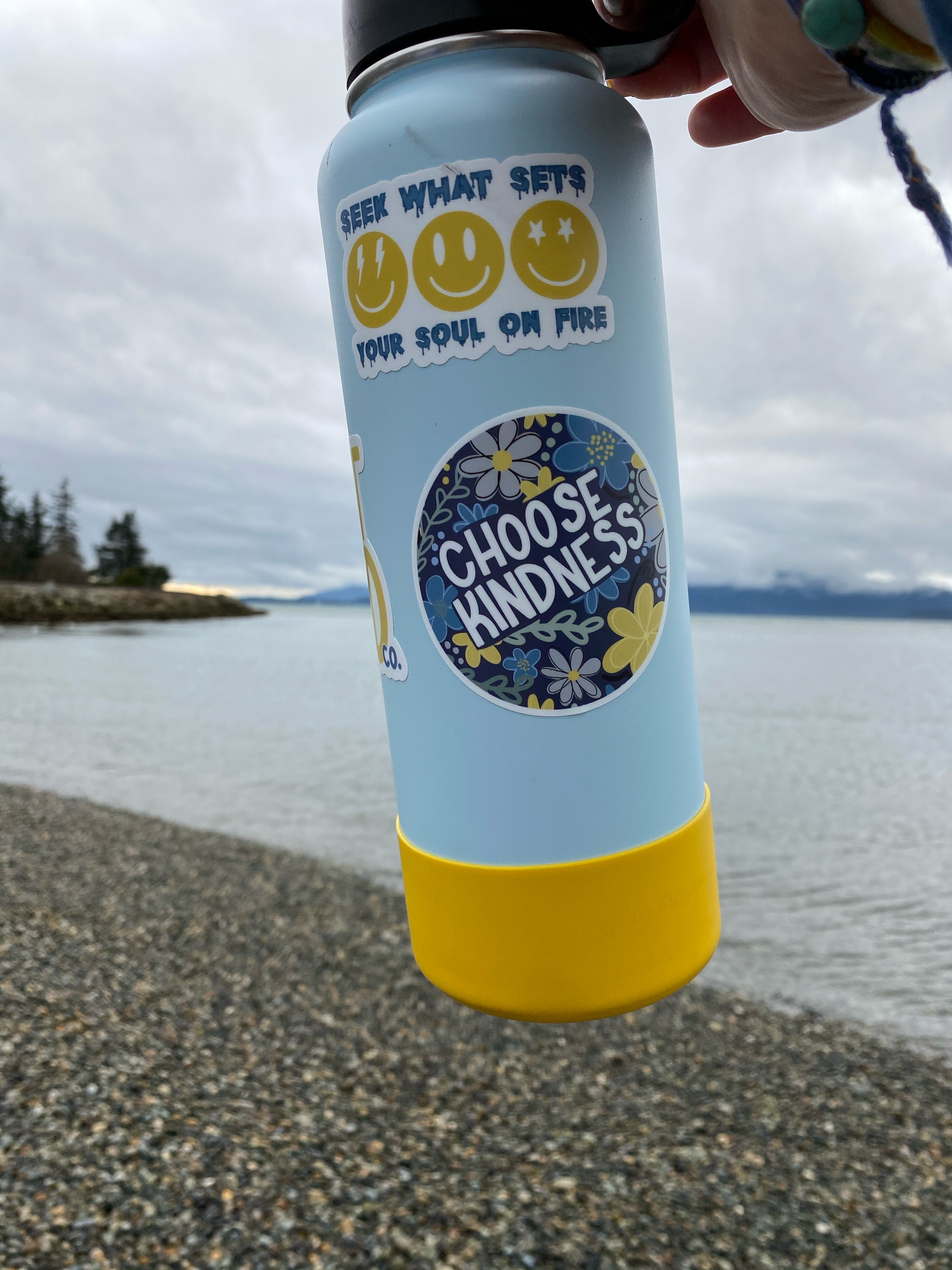 Just Be Kind Co. - Wholesale Sticker - Choose Kindness- Sticker- waterproof, car, stickers, flowers1