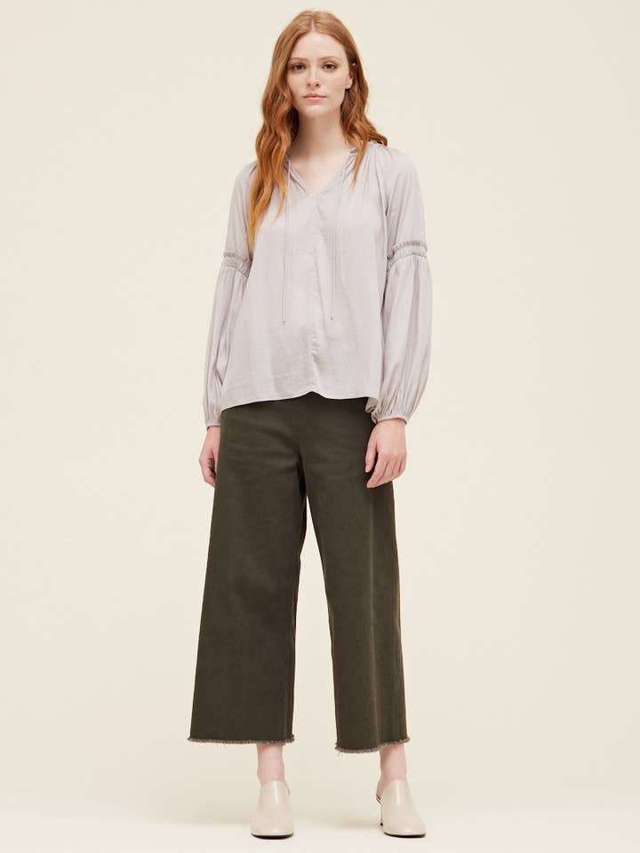 41546PP - SATIN BLOUSE for wholesale by Grade & Gather