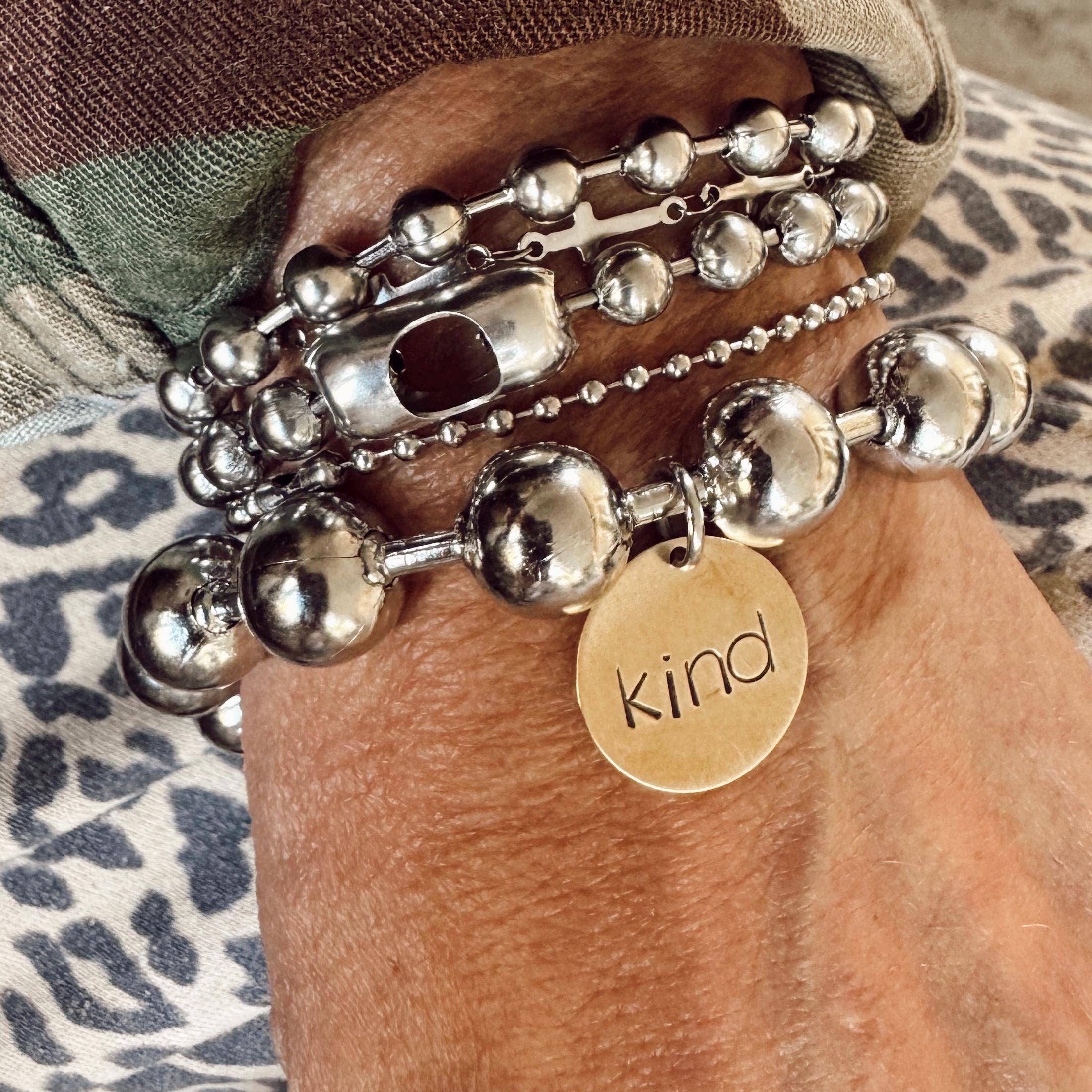 Sosobella Designs - Wholesale Charm/Dangle Bracelet - Hand Stamped kind Brass Tag Bracelet3