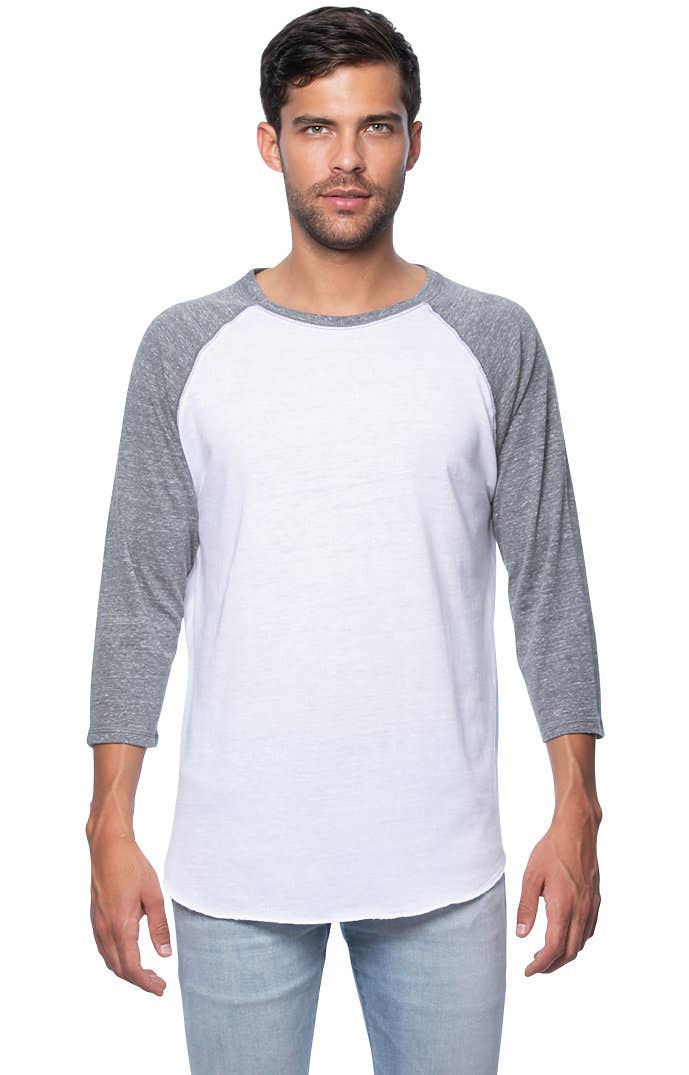 Royal Apparel - Wholesale T-Shirt - Men's - UNISEX TRIBLEND RAGLAN BASEBALL SHIRT4