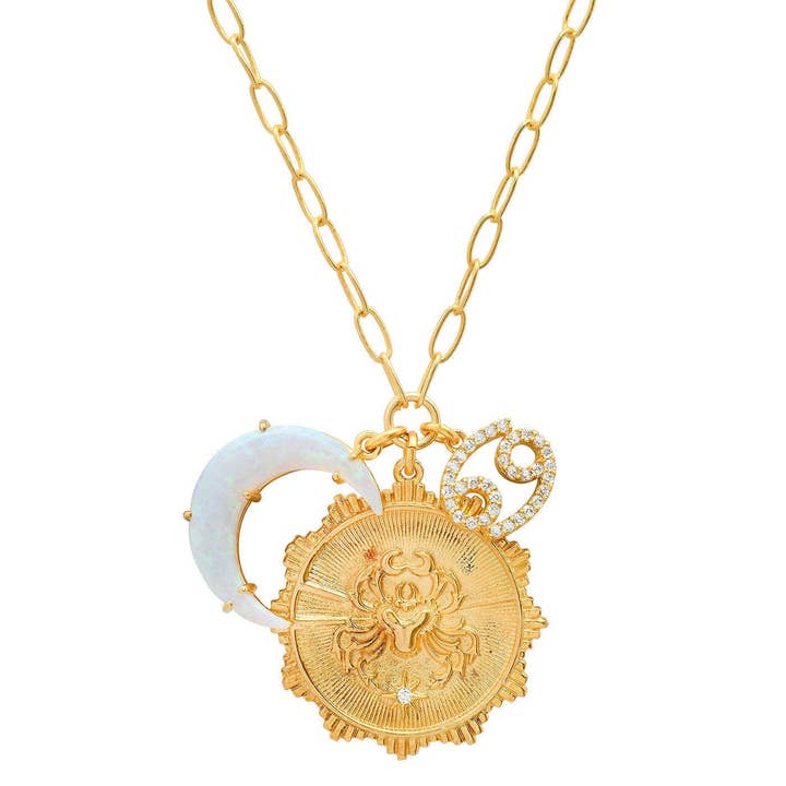 Fabula - Wholesale Pendant/Charm Necklace - 12 Constellation Horoscope Necklaces Astrology Jewelry Gifts