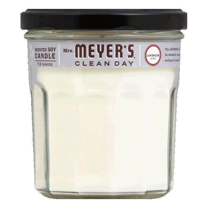 Mrs. Meyers Lavender Soy Candle, 7.2 OZ for wholesale by KeHE Distributors, LLC