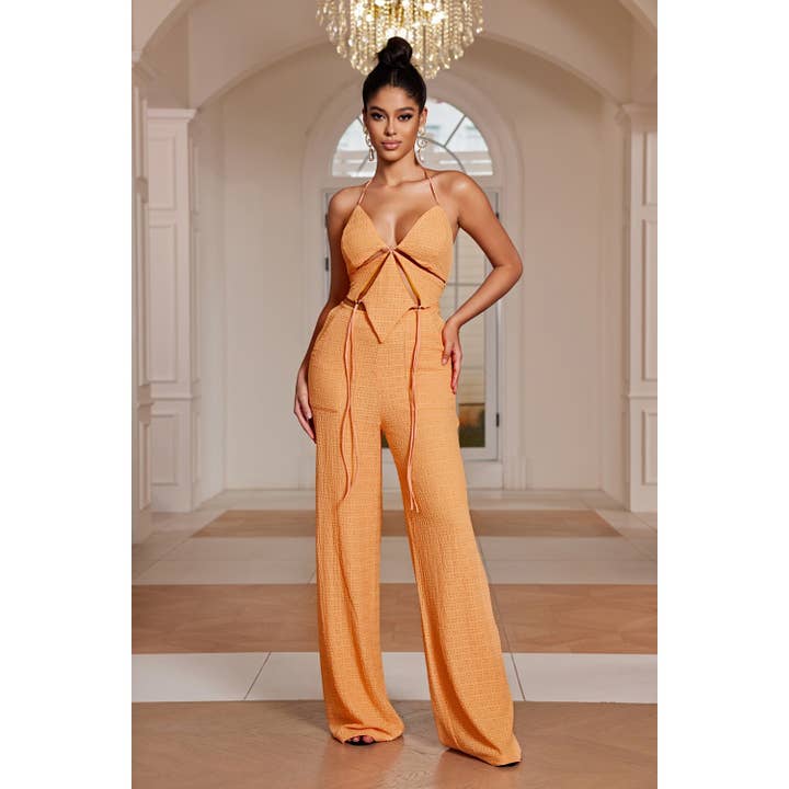 Ensfarvet matchende buksesæt for engroshandel hos Chicways