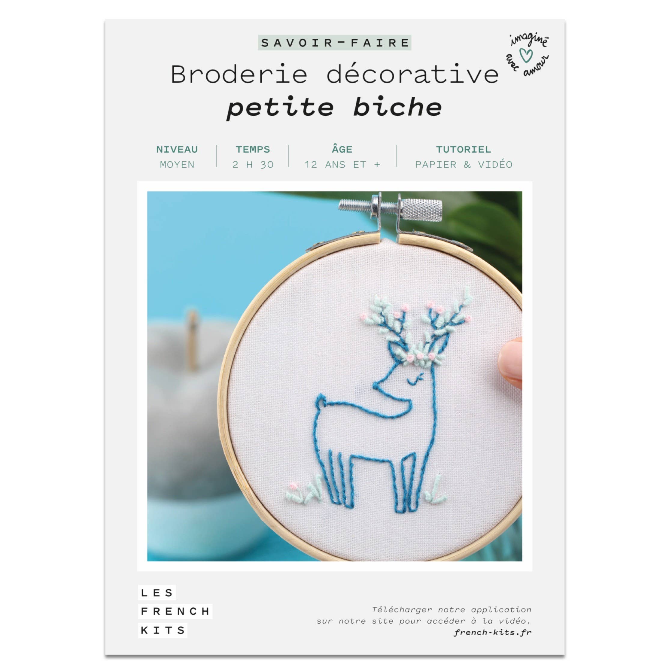 French Kits - Wholesale Gag Gift/Novelty Gift - French'Kits - Decorative Embroidery - Petite Biche1
