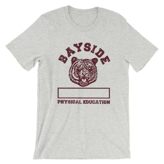 HelloSailorTees - Wholesale Screen Printed T-Shirt - Unisex - Saved By The Bell Bayside High Zack Morris Gym Unisex Shirt0