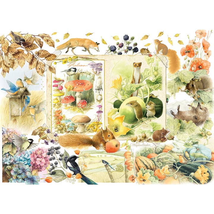 Outset Games and Cobble Hill Puzzles - Wholesale Puzzle - Adult - Nature Journal: Autumn 1000pc puzzle