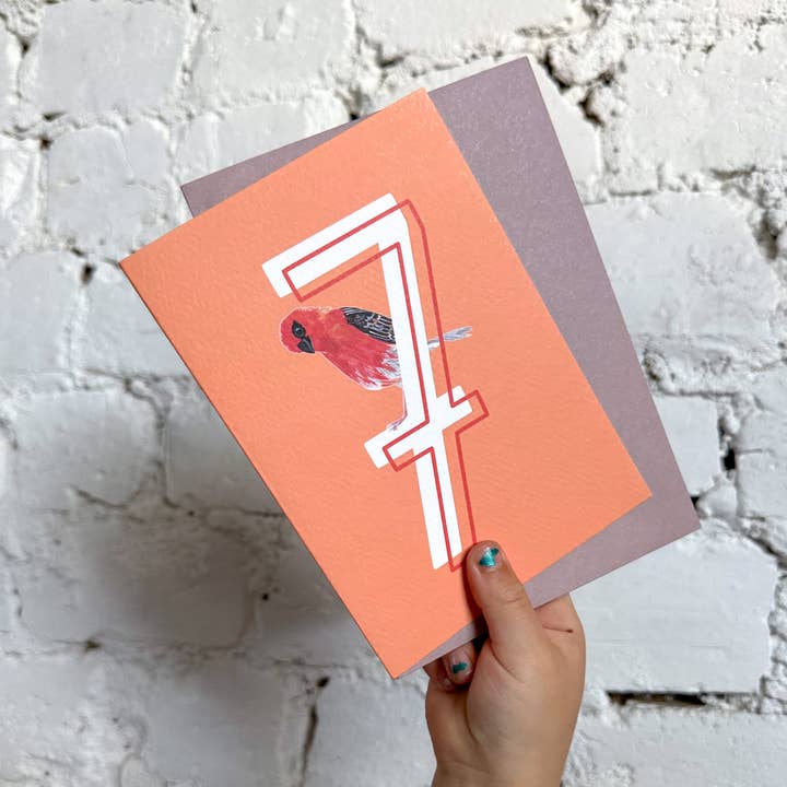 This Thursday – wholesale Birthday card – 7 Madagascan Fody Card2