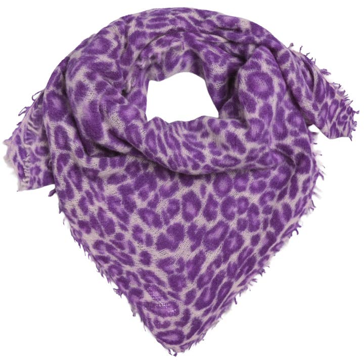 Cashmere Bandana Leo-cs in Lavender für den Großhandel von cute stuff GmbH
