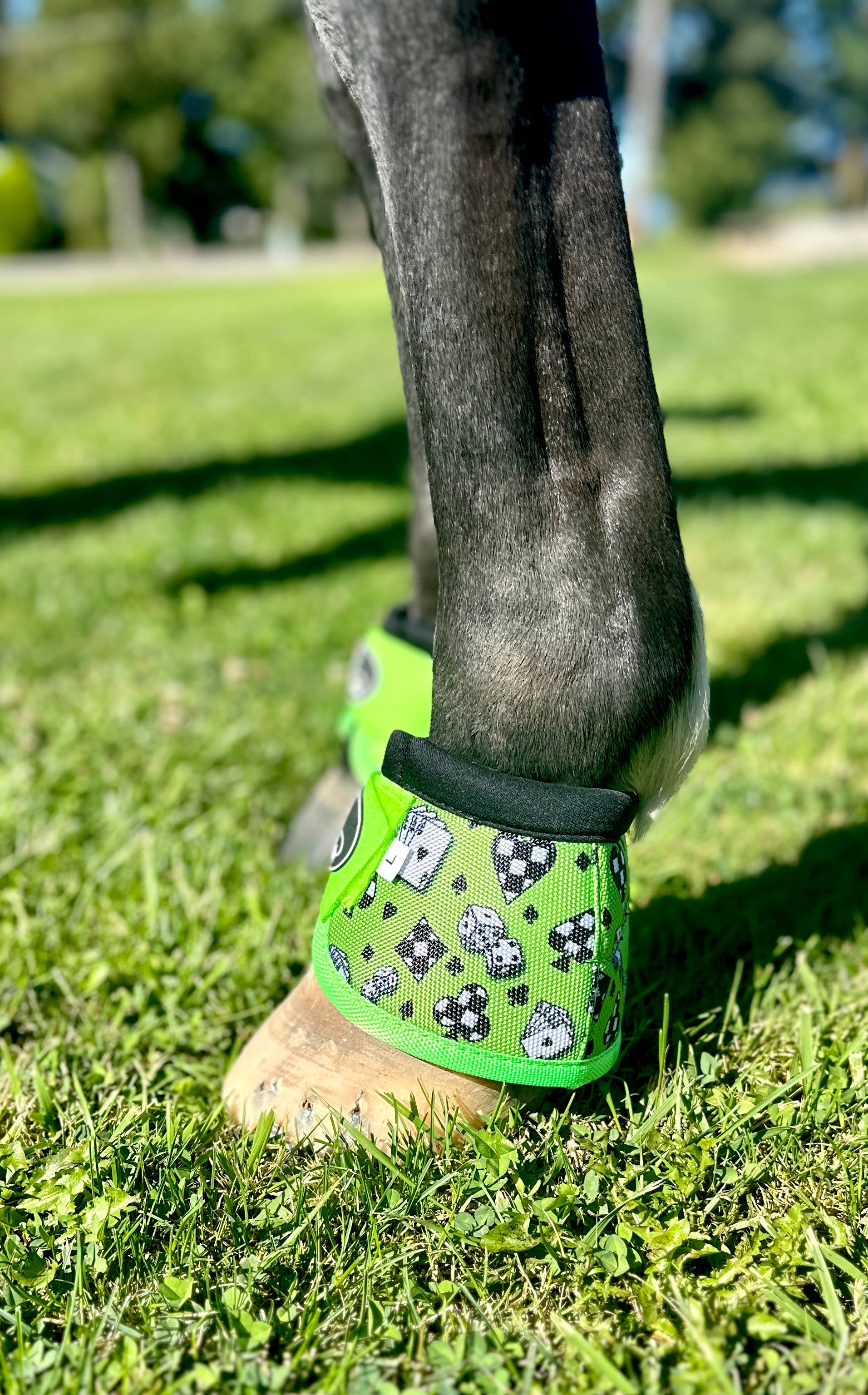 Schulz Equine – wholesale Ridutrustning – Schulz Equine bell boots med livfulla mönster17
