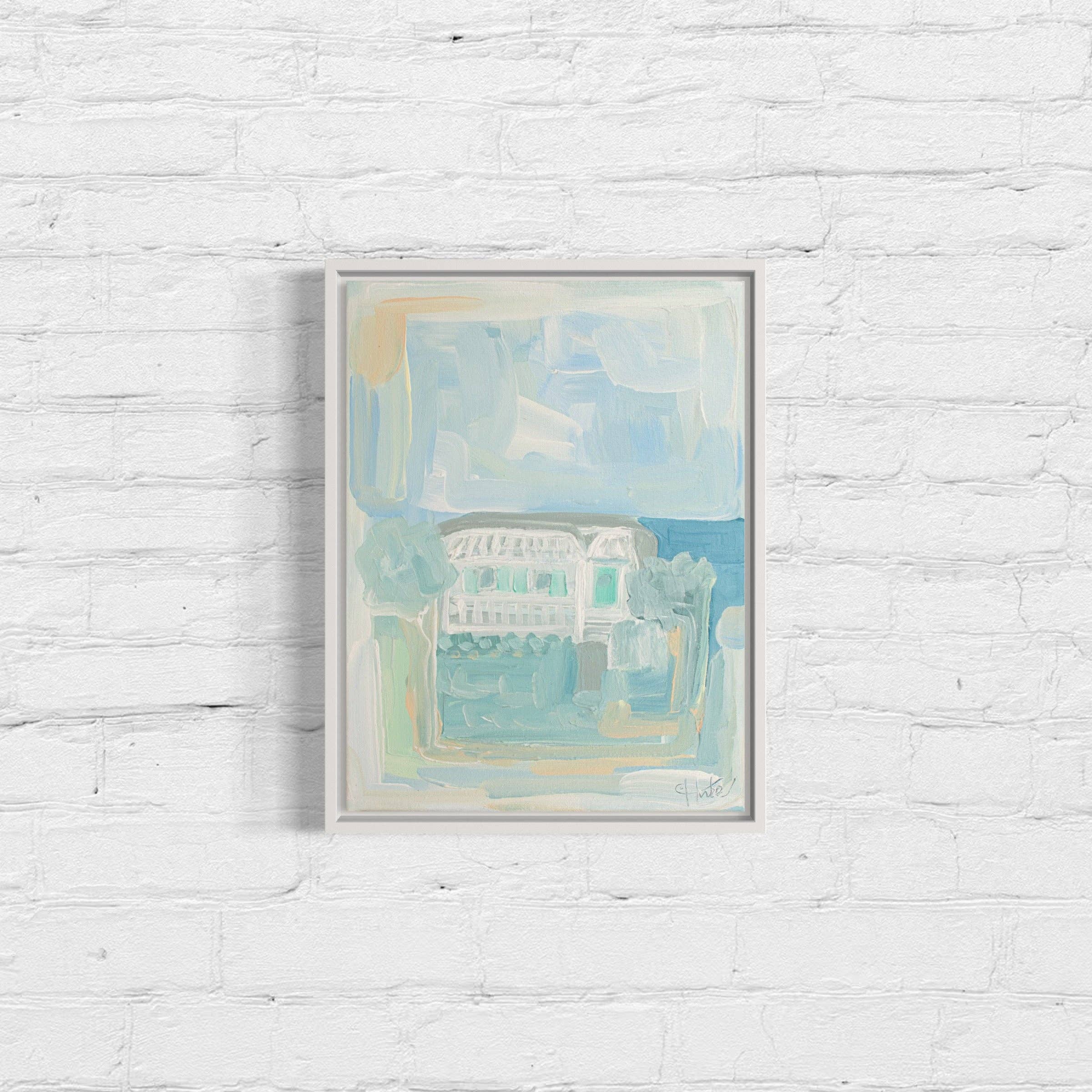 Carol Hunter Art - Wholesale Art Print - SURF SHACK- MINT DIVINE