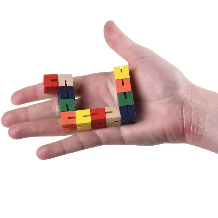 US Toy Company - Wholesale Fidget Toy - Kids - Wood Fiddle Fidget Puzzle 36-unit Display1