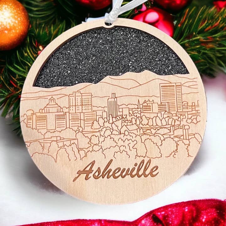 Dekofigur Skyline von Asheville für den Großhandel von Joseph's Workshop