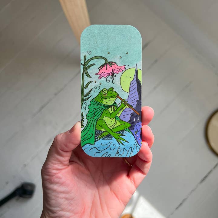 Frog and Flute Bookmark for wholesale by Kristen Vaughn