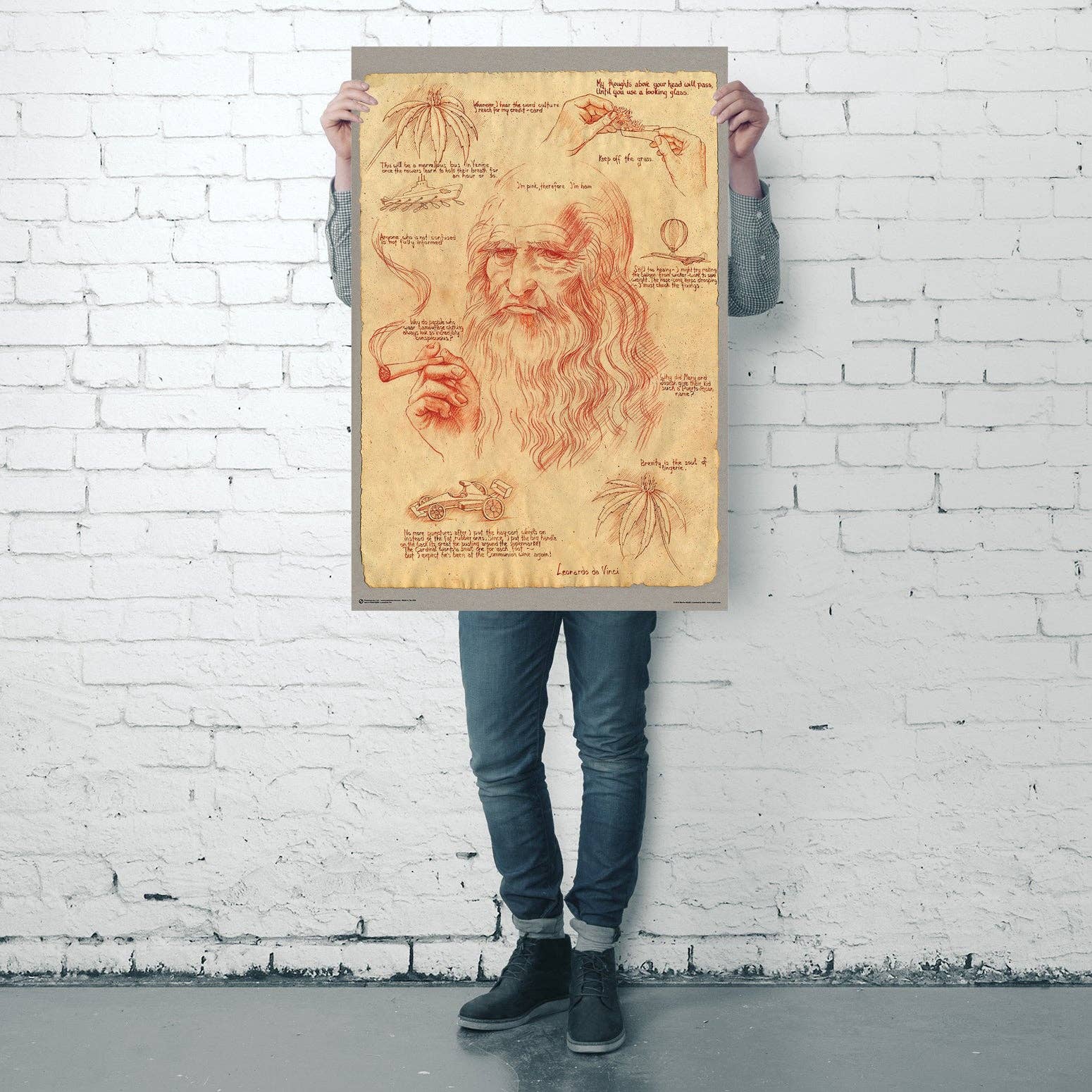 Close Up GmbH - Wholesale Poster - Leonardo Smoking Pot Poster3