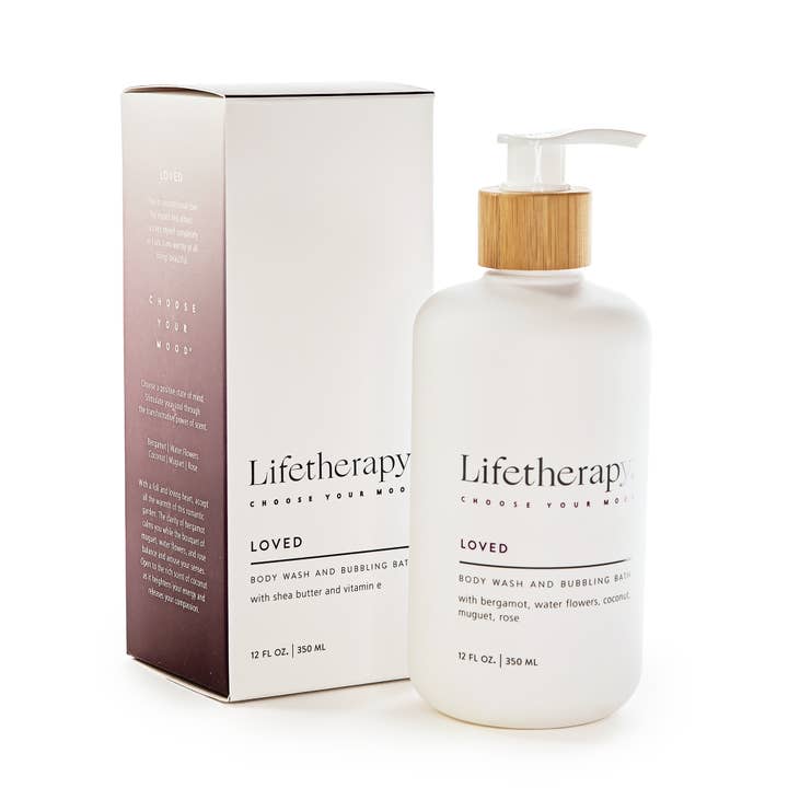 Body Wash & Bubbling Bath - LOVED 12oz. for wholesale by Lifetherapy