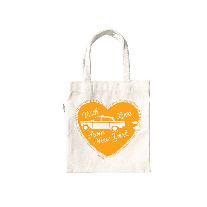 New York City Heart Tiny Tote for wholesale by Maptote