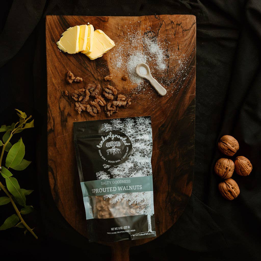 Tenderlyrooted - Wholesale Nuts - Best Seller Mixed Case Sprouted Walnuts (8 oz bags)3