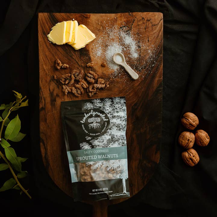 Tenderlyrooted - Wholesale Nuts - Best Seller Mixed Case Sprouted Walnuts (8 oz bags)3