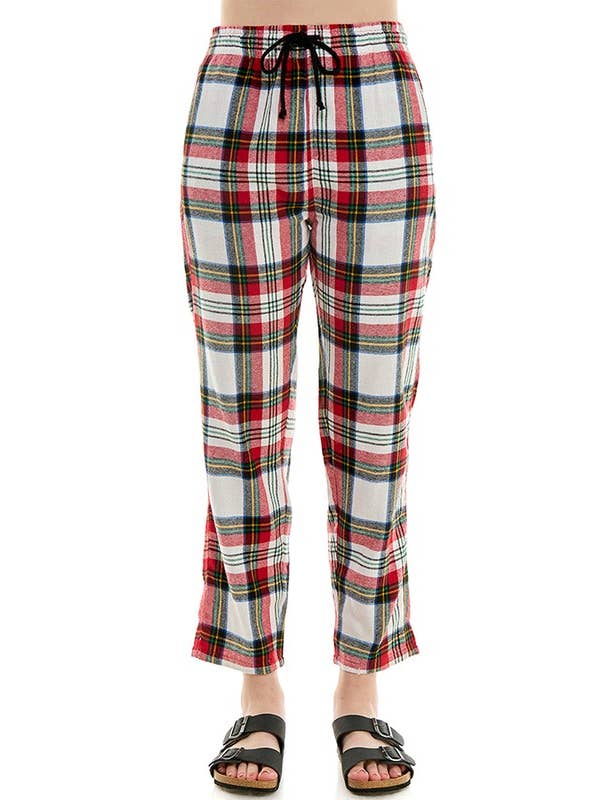 patrol jeans - Wholesale Sleepwear Bottom - Women's - Comfortable Yarn Dyad Flannel Pajama