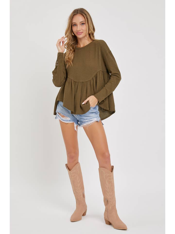 Sweet Lovely by Jen - Wholesale Tunic - Women's - SW1540 BABYDOLL TOP2