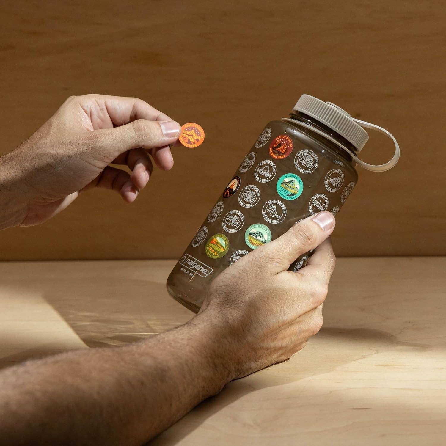 THE GEOPROJECT - Wholesale Water Bottle - National Parks Nalgene Sticker Bottle 32oz3