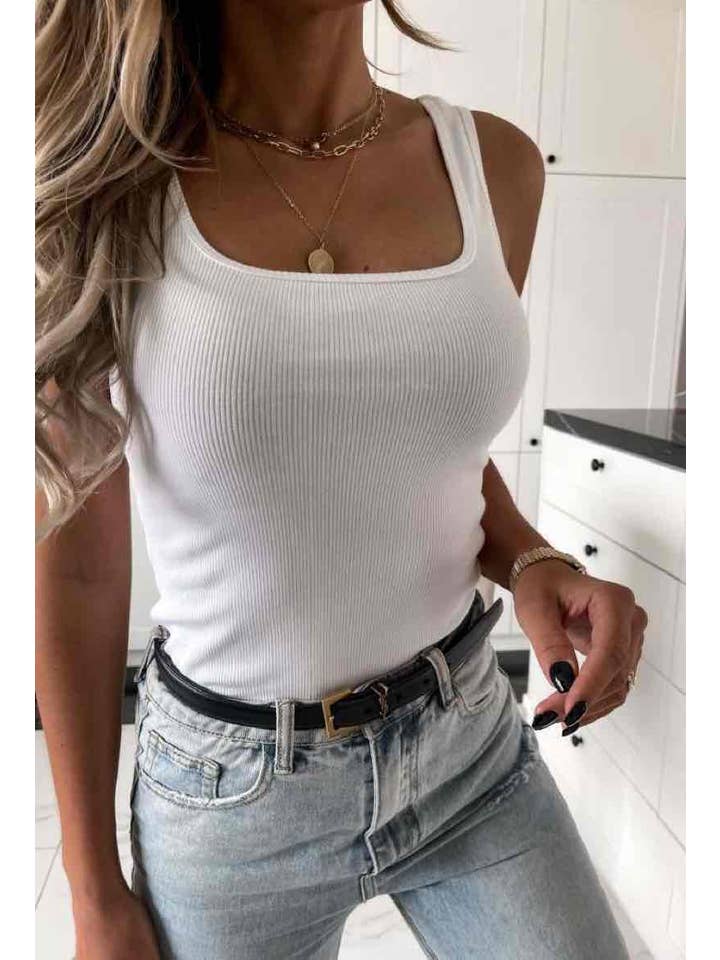 ESTEE BROWN - Wholesale Tank Top - Women's - Women's plain tank top - 9649