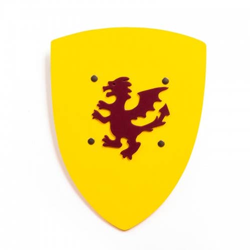 SKÖLD KAMELOT GUL MED DRAKE S - ST534 för wholesale av KALID MEDIEVAL