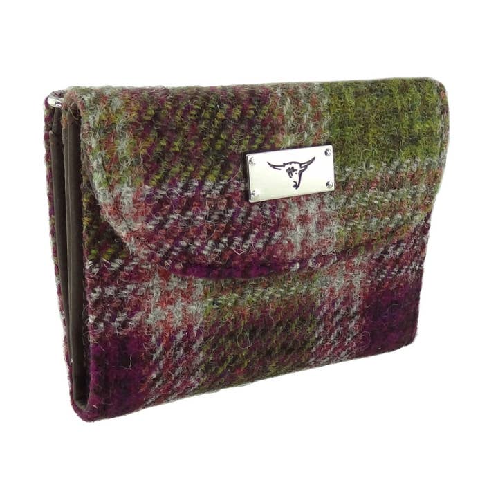 Portefeuille court 'Jura' Harris Tweed LB2002 pour la vente par Glen Appin Of Scotland